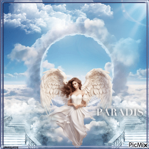 Im Paradies--Himmel - GIF animé gratuit