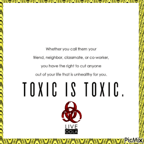 Toxic is toxic - Ingyenes animált GIF