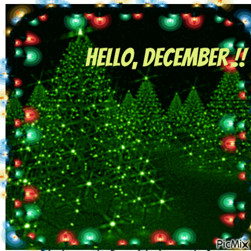 Hello, December 2020 - Gratis animerad GIF