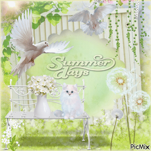 Sweet Summer Days - GIF animado grátis