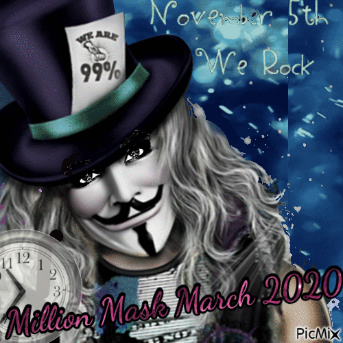 Milion mask march 2020 - Nemokamas animacinis gif