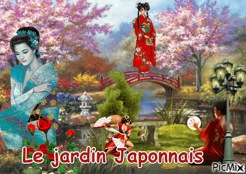 le jardin Japonnais - Ücretsiz animasyonlu GIF