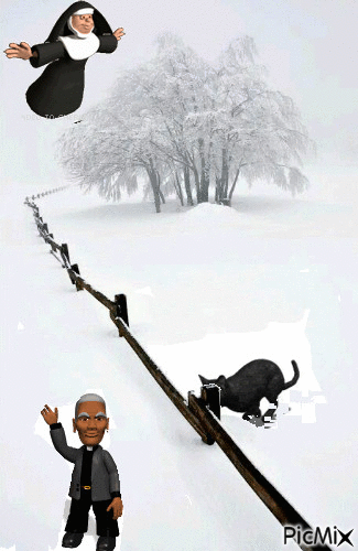 Día de nieve - GIF animate gratis