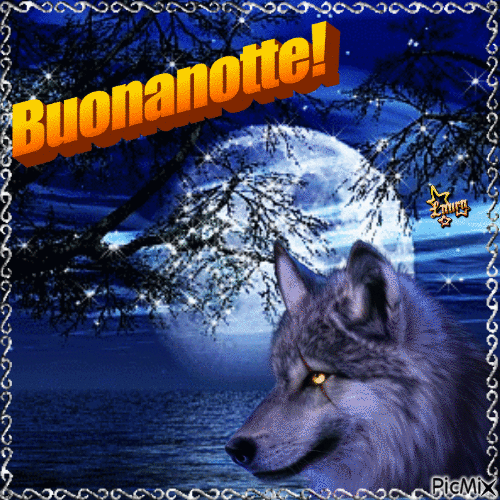 BUONANOTTE - Бесплатный анимированный гифка