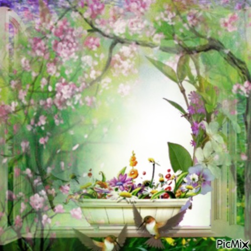 La baignoire de fleurs - png grátis