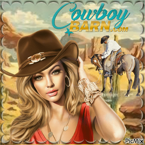cowgirl - 免费动画 GIF