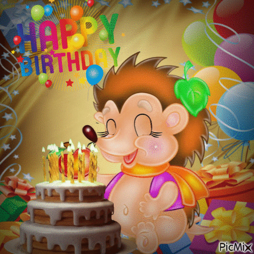 happy Birthday ❣ - Darmowy animowany GIF