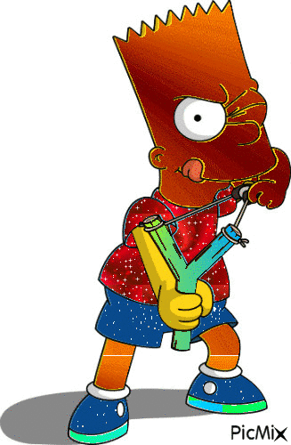Bart Simpson - Darmowy animowany GIF