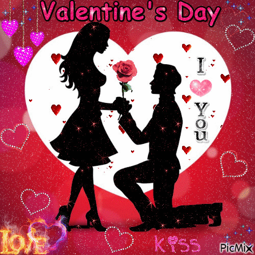 Valentine's Day - Animovaný GIF zadarmo