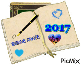 BONNE ANNEE 2017 - GIF animado gratis
