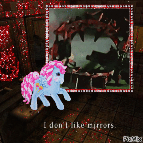 I don't like mirrors - Ingyenes animált GIF