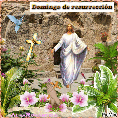 Domingo de resurrección - GIF animado grátis