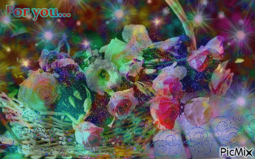 flowers for you - Nemokamas animacinis gif