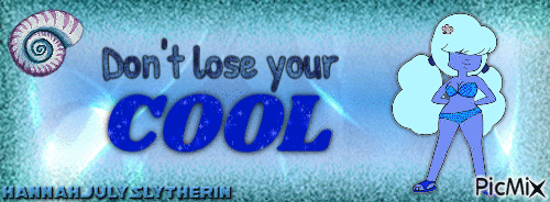[Sapphire -Don't lose your COOL - Banner] - GIF animé gratuit