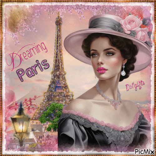 Paris en rose - Δωρεάν κινούμενο GIF