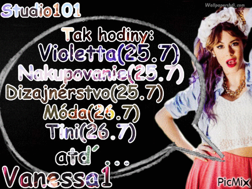 Violetta by : Vanesssa - Ingyenes animált GIF