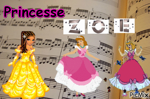 Princesse - Zdarma animovaný GIF