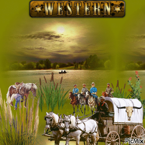 Le Western - GIF animate gratis