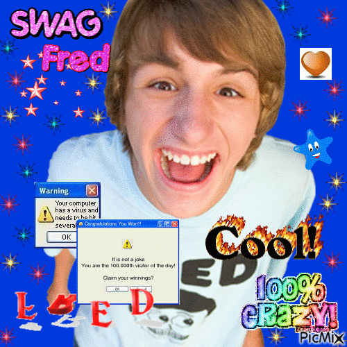 fred figglehorn swag - Free animated GIF