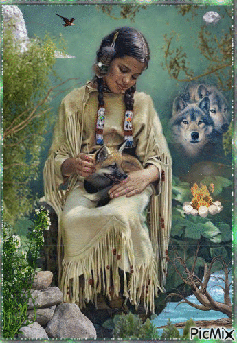 Native American #1 - Ingyenes animált GIF