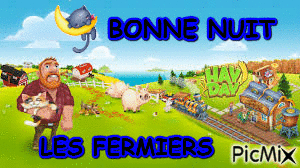 BONNE NUIT LES FERMIER - GIF animé gratuit