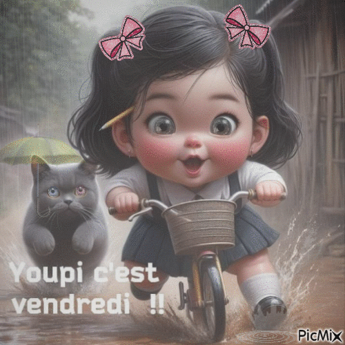 Youpi c'est vendredi !! - Free animated GIF