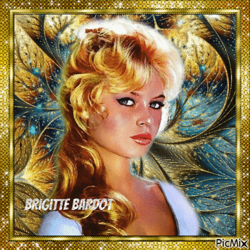 Brigitte Bardot Promi Woman Girl Frau - Zdarma animovaný GIF