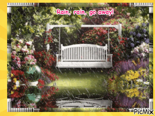 rain rain go away - Бесплатный анимированный гифка