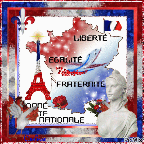 La France - Бесплатный анимированный гифка