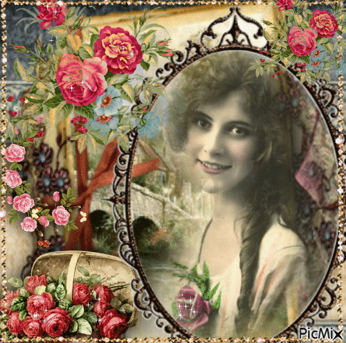 Ritratto vintage - Free animated GIF