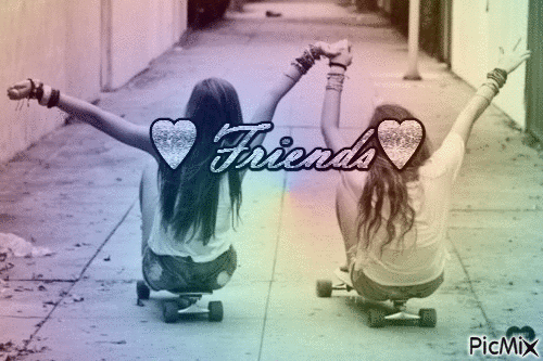 Friends 4ever♥♥ - GIF animasi gratis