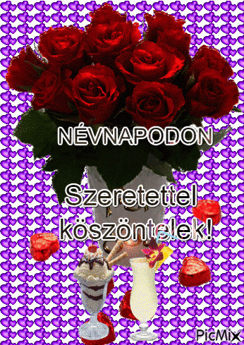 Névnap - Darmowy animowany GIF