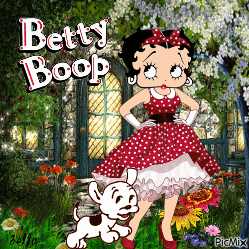 Betty Boop! - Бесплатный анимированный гифка