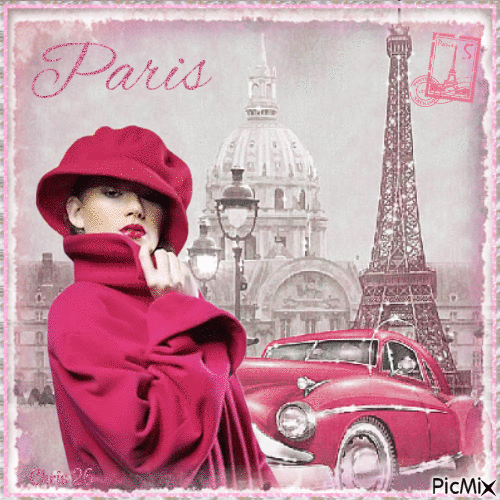 Lady In Pink - Δωρεάν κινούμενο GIF