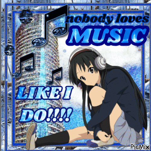 nobody loves music LIKE I DO!! - Ücretsiz animasyonlu GIF