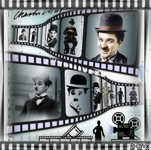Charlie Chaplin - GIF animado gratis