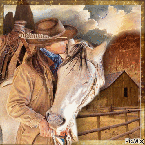 Cowgirl - 無料のアニメーション GIF