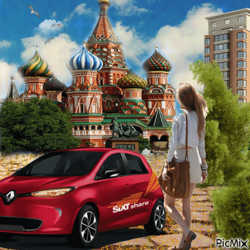 Moscow. - Animovaný GIF zadarmo