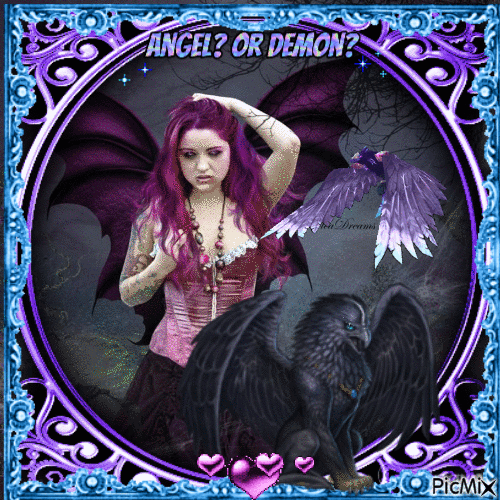 Angel? or Demon? - Бесплатный анимированный гифка
