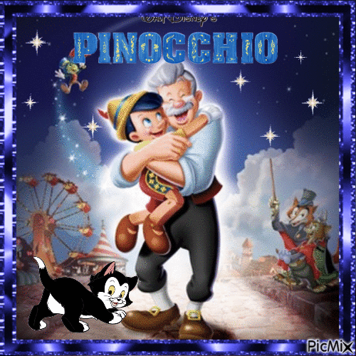 Disney Pinocchio - Animovaný GIF zadarmo