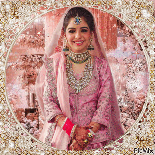Glamouröse indische Braut - Gratis geanimeerde GIF