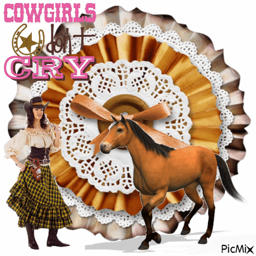 Cowgirls Dont Cry - Бесплатный анимированный гифка
