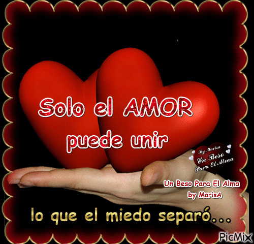 Solo el Amor puede unir... - Animovaný GIF zadarmo
