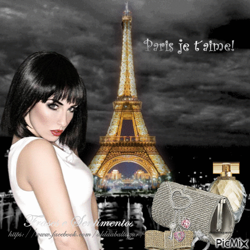 Paris je t´aime! - Darmowy animowany GIF