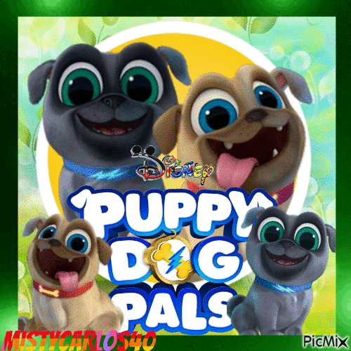 Disney Junior Puppy Dog Pals - Бесплатный анимированный гифка