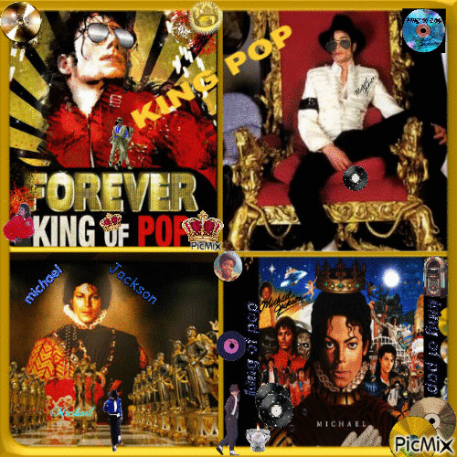 **** FOREVER KING OF POP MICHAEL JACKSON...!!!! **** - Free animated GIF