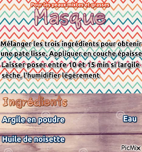 Masque argile - δωρεάν png