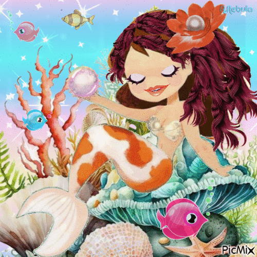 Little Mermaid-contest - GIF animate gratis