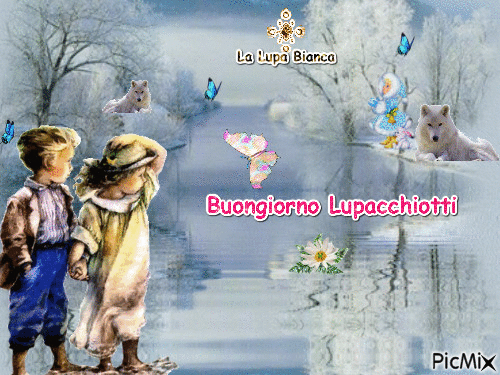 Buongiorno Lupacchiotti - Бесплатный анимированный гифка
