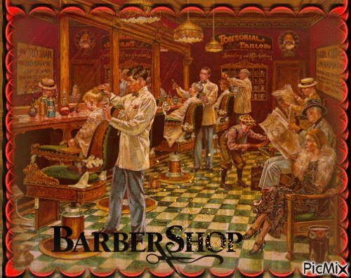 barbershop - Bezmaksas animēts GIF